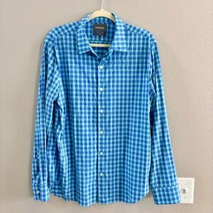 Men’s Large Blue & Green Bonobos Everyday Shirt